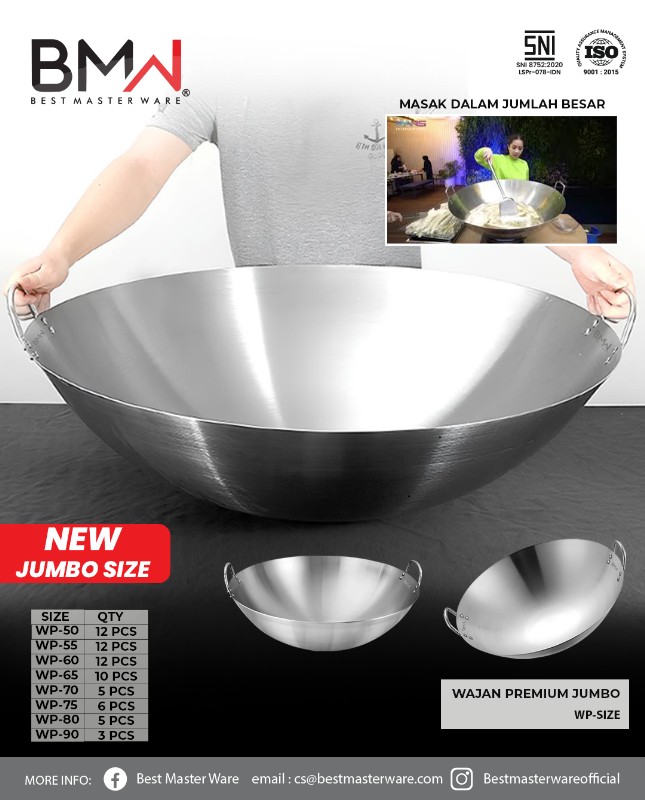 Wajan 70 cm Stanless  